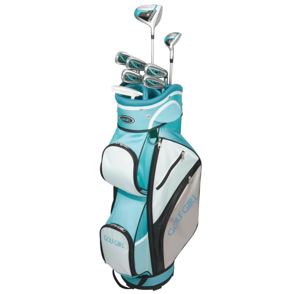 GolfGirl FWS3 Ladies Golf Clubs Set with Cart Bag, All Graphite, Hand,