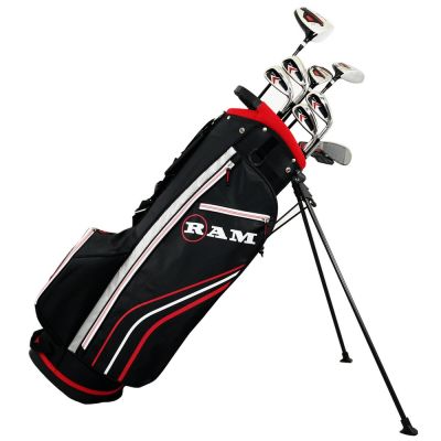 Ram Golf Accubar +1 Inch Men Right Graphite/Steel Golf Clubs Set Stiff Flex