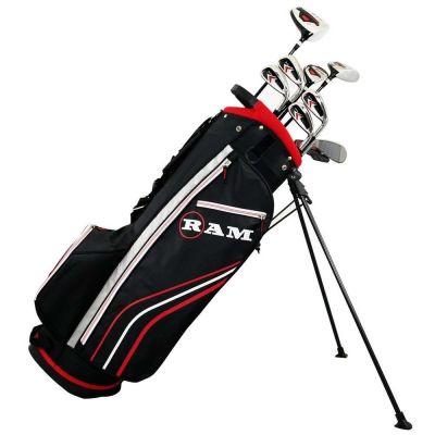Ram Golf Accubar -1 Inch Men Right Graphite/Steel Golf Clubs Set Reg Flex