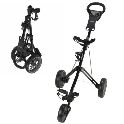 Caddymatic Golf Pro Lite 3 Wheel Golf Cart Black/Gray