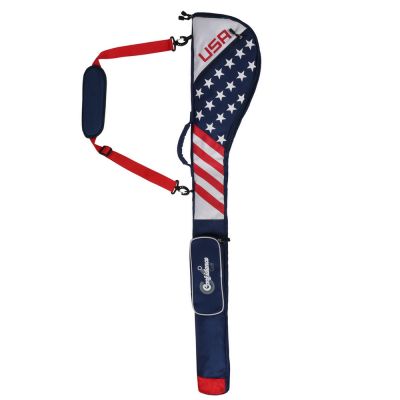 Confidence Golf Club Carry Case Sunday Bag - Holds 5-6 Clubs, Patriotic Stars and Stripes