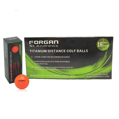 16 Forgan of St Andrews ORANGE TT Golf Balls