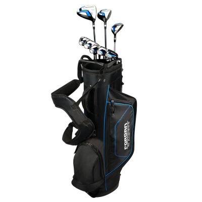 Forgan of St Andrews F200 +1 Inch Golf Clubs Set with Bag, Graphite/Steel, Mens Right Hand