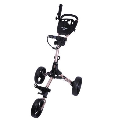 MacGregor Titanium MacTec 3 Wheel Folding Golf Cart with Umbrella Holder