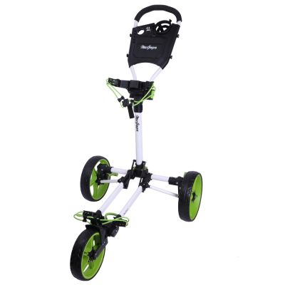 MacGregor Golf Flat Fold 3 Wheel Golf Cart / Trolley - Folds Completely Flat