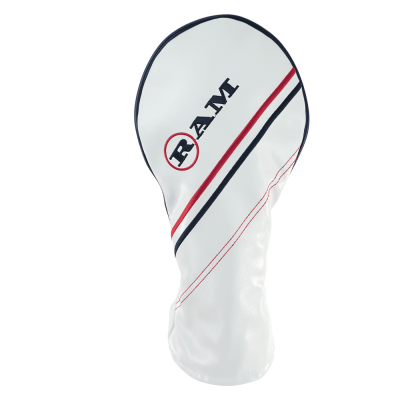 RAM FX GOLF CLUB HEADCOVERS For DRIVER, WHITE
