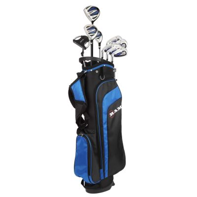 Ram Golf EZ3 Mens Golf Clubs Set with Stand Bag - Graphite/Steel Shafts - Lefty
