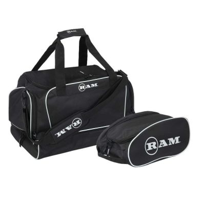 Ram Golf Duffel Bag / Gym Bag / Sports Holdall with Dedicated Shoe Compartment + Free Golf Shoe/Boot Bag