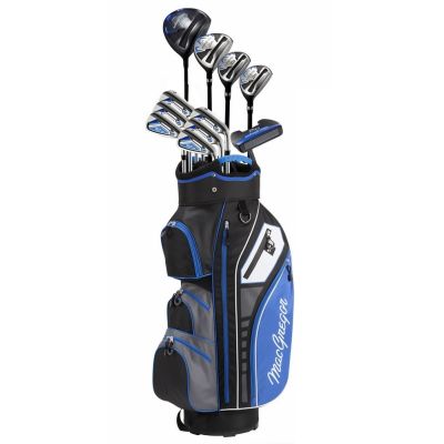 MacGregor Golf DCT3000 Premium Mens Golf Clubs Set, Graphite/Steel, Right Hand, Cart Bag