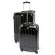 OPEN BOX Swiss Case 28 Black 2 PC Suitcase Set