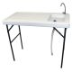 OPEN BOX Palm Springs Fish Fillet & Hunting Table with Sink