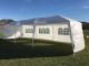 OPEN BOX Palm Springs 10 x 30 White Party Tent with 5 Sidewalls