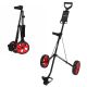 Caddymatic Golf i-Trac 2 Wheel Folding Golf Cart Black/Red,,,