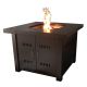 OPEN BOX Palm Springs Hammered Bronze Gas Fire Pit