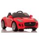 OPEN BOX Jaguar by ZAAP F-Type Roadster Sports Electric Battery Ride On Kids Toy Car with and Parents Remote Control Red
