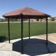 OPEN BOX Palm Springs Garden Outdoor Patio 11.5 Ft Circular Canopy Gazebo with Steel Frame