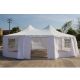 OPEN BOX Palm Springs Heavy Duty 29x21 Foot Decagonal Wedding Party Tent Canopy
