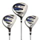 Ram Golf EZ3 Mens Wood Set inc Driver, 3 Wood and 5 Wood - Headcovers Included - Steel Shafts,,,