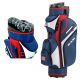 Ram Golf Premium Cart Bag with 14 Way Molded Organizer Divider Top - USA Flag,,,,,,