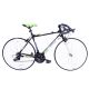OPEN BOX North Gear Alloy 700c Road Bike -  with Shimano Components Black / Green