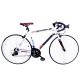 OPEN BOX North Gear Alloy 700c Road Bike -  with Shimano Components White / Red