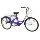 OPEN BOX Royal London Adult Tricycle 3 Wheeled Trike Bicycle with Wire Shopping Basket - Blue