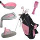 Golf Girl Pink Junior Set inc Bag - Left Hand,Golf Girl Pink Junior Set inc Bag - Left Hand