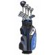 MacGregor Golf DCT3000 Premium Mens +1 inch Golf Clubs Set, Graphite/Steel, Stiff Flex, Right Hand, Cart Bag