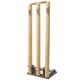 Woodworm Cricket Spring Back Stumps Set with Metal Base and Bails