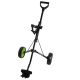 Young Gun Kids Adjustable Golf Cart for Junior Golfers 3-14 Years Old - Black/Green
