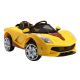 Open Box ZAAP Sports Car 12v Ride On Kids Electric Battery Toy Car Yellow