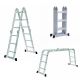 OPEN BOX Homegear 12.5ft Multi-Purpose Folding Ladder