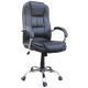 OPEN BOX Homegear PU Leather Executive Wheeled Office Chair